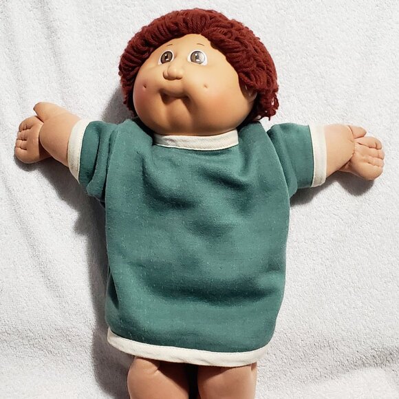 VITAGE Signature "Cabbage Patch Kids" AuburnHair Boy- BrnEyes- Head Mold #2-1985 - Picture 1 of 11